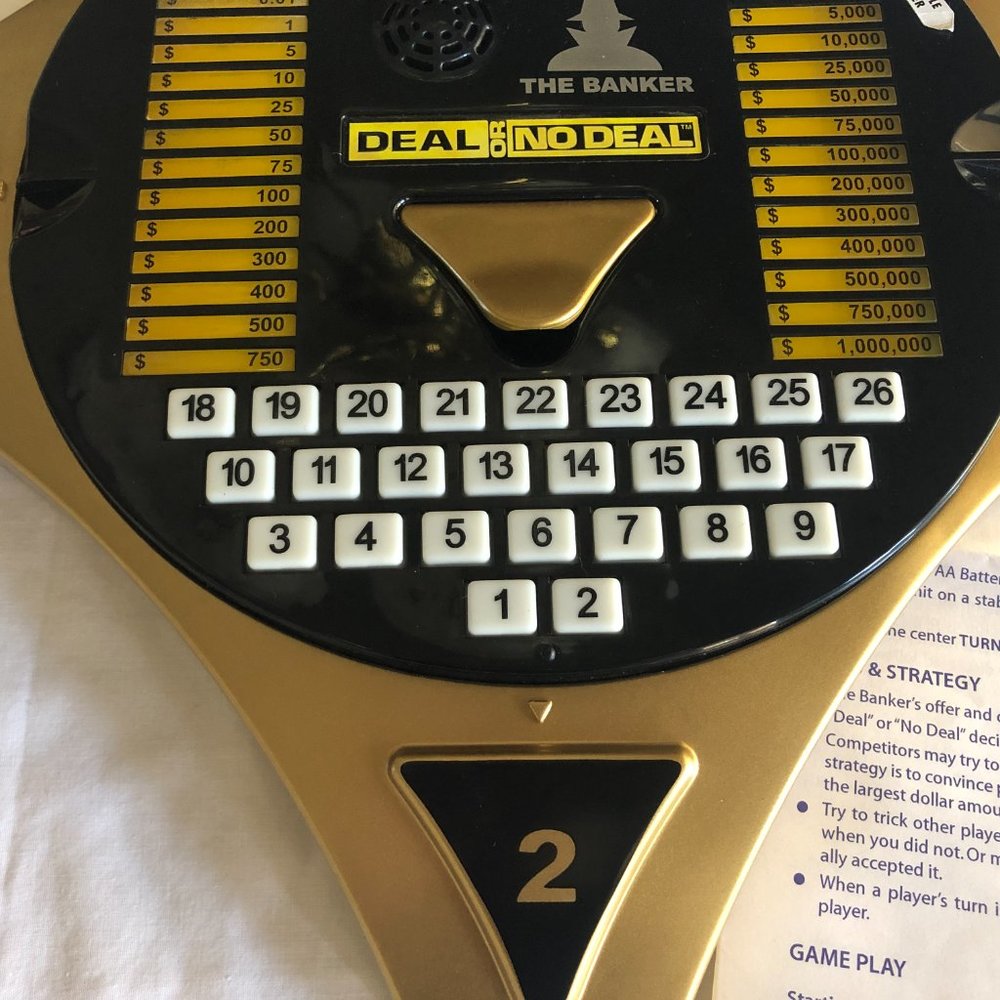 Deal Or No Deal NBC Electronic Game Irwin Toys 1-4 Players - Picture 4 of 7